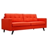 Uma Sofa - Retro Orange, Button Tufted - NYEK-223352