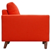 Uma Armchair - Retro Orange, Button Tufted - NYEK-223353