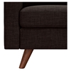 Uma Armchair - Mocha Brown, Button Tufted - NYEK-223362