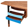 Soren Desk - Walnut and Blue - NYEK-224410-B