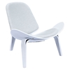 Shell Accent Chair - Oatmeal Gray - NYEK-224430