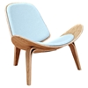 Shell Accent Chair - Glacier Blue - NYEK-224431