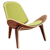 Shell Accent Chair - Avocado Green - NYEK-224432