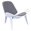 Shell Accent Chair - Steel Gray - NYEK-224435