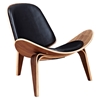 Shell Accent Chair - Milano Black - NYEK-224436
