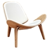 Shell Accent Chair - Milano White - NYEK-224437