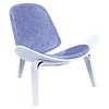 Shell Accent Chair - Weathered Blue - NYEK-224442