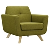 Dania Tufted Upholstery Armchair - Avocado Green - NYEK-224464