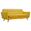 Dania Tufted Upholstery Sofa - Papaya Yellow - NYEK-224465