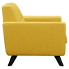 Dania Tufted Upholstery Armchair - Papaya Yellow - NYEK-224466