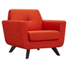 Dania Tufted Upholstery Armchair - Retro Orange - NYEK-224468