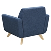 Dania Tufted Upholstery Armchair - Stone Blue - NYEK-224470
