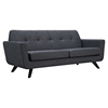 Dania Tufted Upholstery Sofa - Charcoal Gray - NYEK-224471