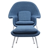 Saro Upholstered Chair - Dodger Blue - NYEK-225507