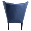 Bjorn Button Tufted Upholstery Chair - Dodger Blue - NYEK-445545