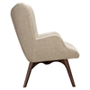 Aiden Button Tufted Upholstery Chair - Oatmeal Gray - NYEK-445559