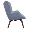 Aiden Button Tufted Upholstery Chair - Slate Blue - NYEK-445568
