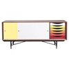 Soren Sideboard - Walnut and Yellow, Red - NYEK-445577