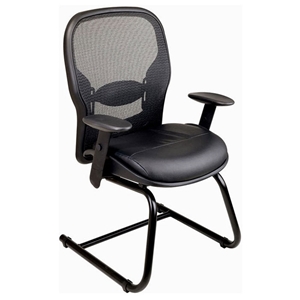 Space Seating 24 Series Professional Visitors Chair with Sled Base 