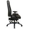 Pro-Line II Ergonomic Black Eco-Leather Office Chair - OSP-54892-EC3