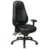 Pro-Line II Ergonomic Black Eco-Leather Office Chair - OSP-54892-EC3
