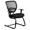 Space Seating 55 Series Professional Mesh Seat Visitor's Chair - OSP-5505