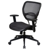 Space Seating 55 Series Black AirGrid Seat and Back Task Chair - OSP-5560