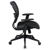 Space Seating 55 Series Black AirGrid Seat and Back Task Chair - OSP-5560