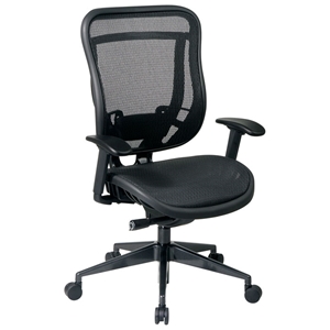 Space Seating 818 Series Executive High Back Mesh Office Chair 