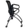 Pro-Line II Folding Deluxe Chair with Ventilated Back and Casters (Set of 2) - OSP-84330