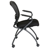 Pro-Line II Folding Deluxe ProGrid Back Chair with Nylon Arms (Set of 2) - OSP-84440