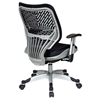 Space Seating 86 REVV Series Unique Raven Black Manager's Chair - OSP-86-M33C625R
