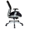 Space Seating 86 REVV Series Unique Raven Black Manager's Chair - OSP-86-M33C625R