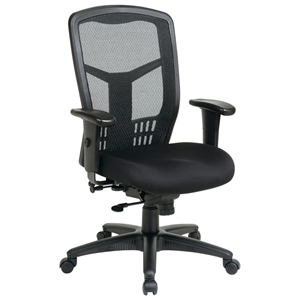 Pro-Line II ProGrid Back Managers Chair with Custom Seat Cover 