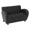 Eleganza Armchair, Loveseat, and Sofa Set in Black Eco-Leather - OSP-SL2431EC3-SL2432EC3-SL2433EC3