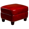 Madrid Storage Ottoman - Nail Heads, Santiago Red Leather - OHF-2415-06SANRED