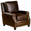 Bradford II Club Chair - Nail Heads, Coventry Brown Leather - OHF-2530-01COVBRW