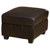 Max Storage Ottoman - Welting, Cortina Dark Brown Leather - OHF-550-06CORBRW