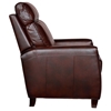 Florence Reclining Armchair - Royal Auburn Leather - OHF-8645-10ROYAUB