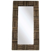 Loft Rectangular Mirror - Abaca Twist Frame - PAD-LOFT20-ABS