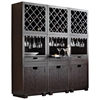 Modulare Wooden Wine Cabinet - Dark Mahogany - PAD-MOD-WINE2-DK