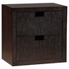 Modulare Wooden 2-Drawer Storage - Dark Mahogany - PAD-MOD05-DK