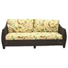 Outdoor Bay Harbor Wicker Sofa - Fabric Cushion - PAD-OL-BAH04