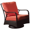 Outdoor Malaga Swivel Rocking Chair - Cushions, Wicker - PAD-OL-MAL28