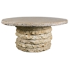 Stone Stack 48" Round Chat Table - PAD-OL-SSTTOP-48-OL-SST05BASE