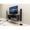 Series 9 Designer 42 Inch Wide Wall Mounted Audio Video - Black - PRE-BCAW-0507-1