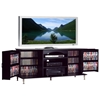 Premier Large Black TV Console with Media Storage - PRE-BPS-6000-K