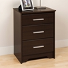 Coal Harbor Tall Nightstand with 3 Drawers - PRE-XCH-2027