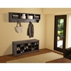 60 Inch Wide Hanging Entryway Shelf - Espresso - PRE-EEC-6016