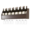 Floating Wine Rack - Espresso - PRE-ESOW-0200-1